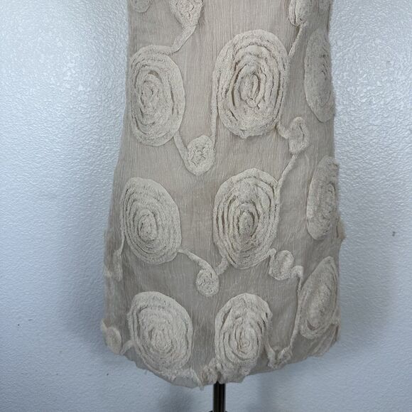 Yoana Baraschi Dress Women XS Cocktail Embellished Bubble Mini Fairy Boho Anthro - Picture 5 of 13